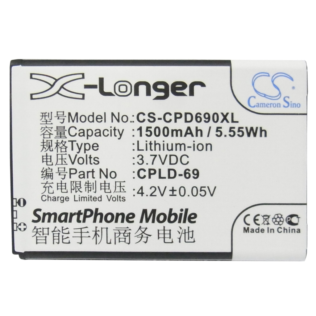 Baterie kompatibilní s Coolpad CS-CPD690XL