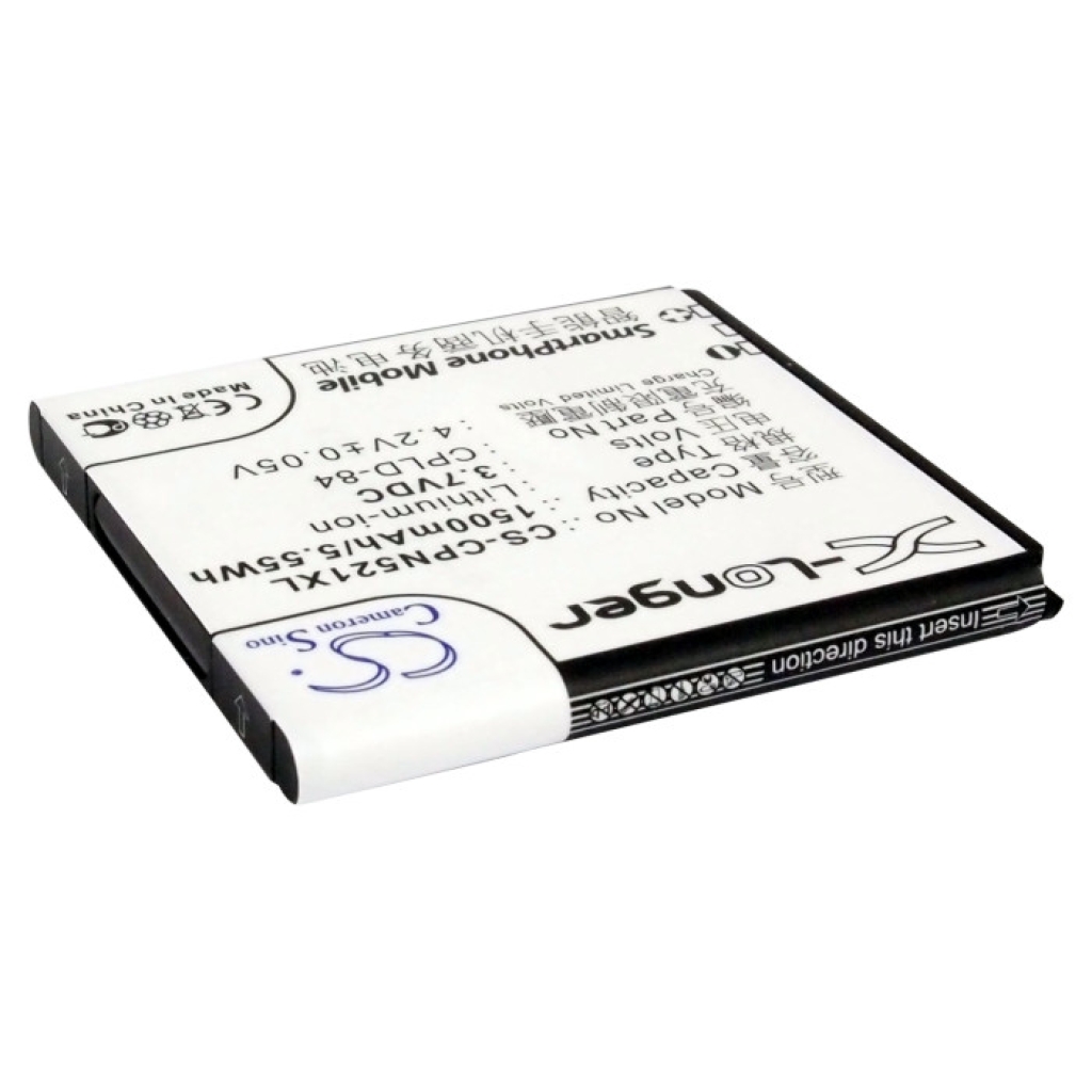 CS-CPN521XL zadní štítek 1500mAh 3,7V CPLD-84