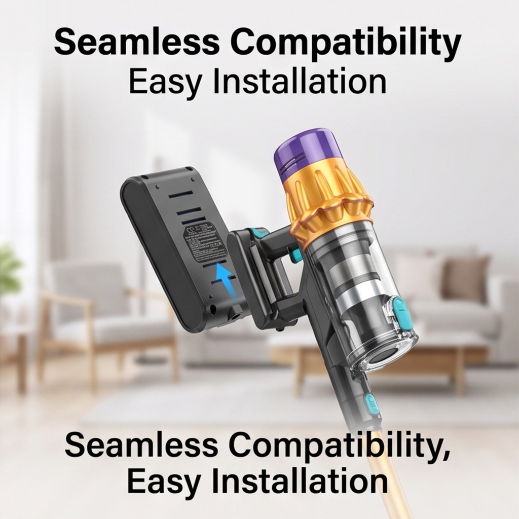 Baterie kompatibilní s COTIAR V22 V22 650W Cordless Vacuum Cleaner 55kPa Suction Power Brushless Vacuum CS-CTR220VX