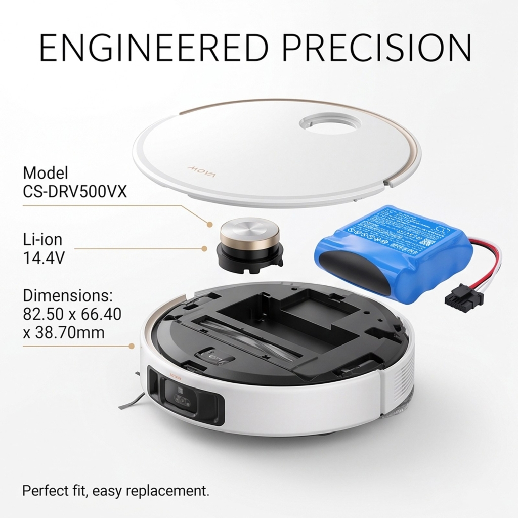 Baterie kompatibilní s Mova CS-DRV500VX