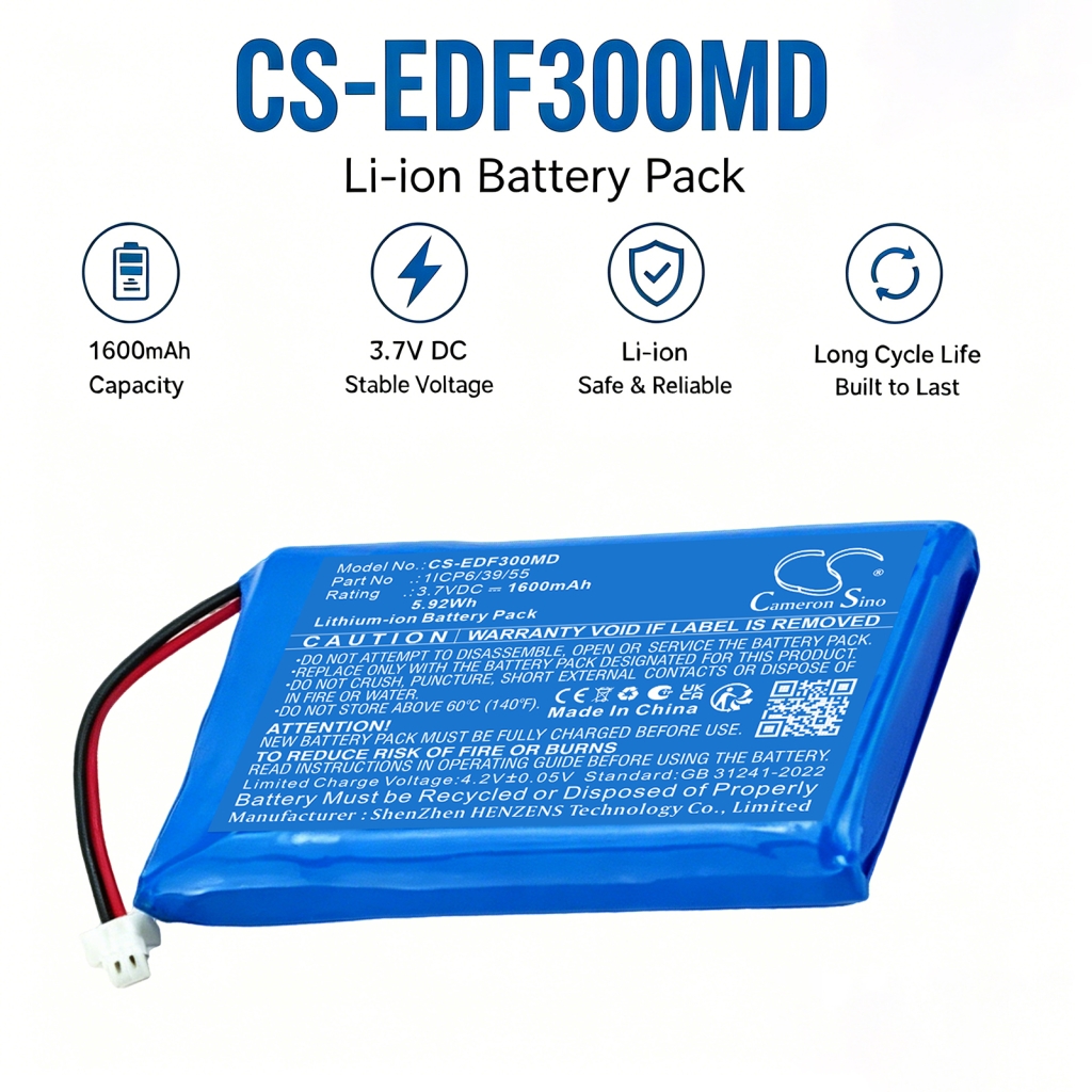 Baterie kompatibilní s Edan CS-EDF300MD