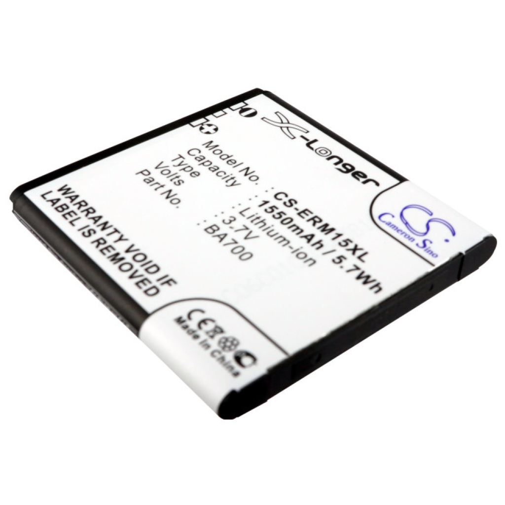 Baterie kompatibilní s Sony Ericsson NTT Docomo CS-ERM15XL