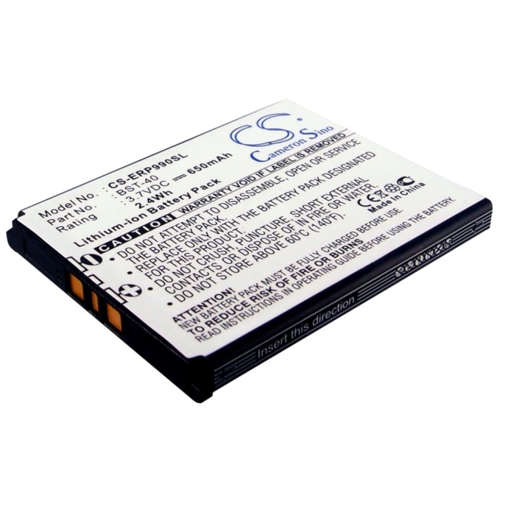 Baterie kompatibilní s Sony Ericsson CS-ERP990SL