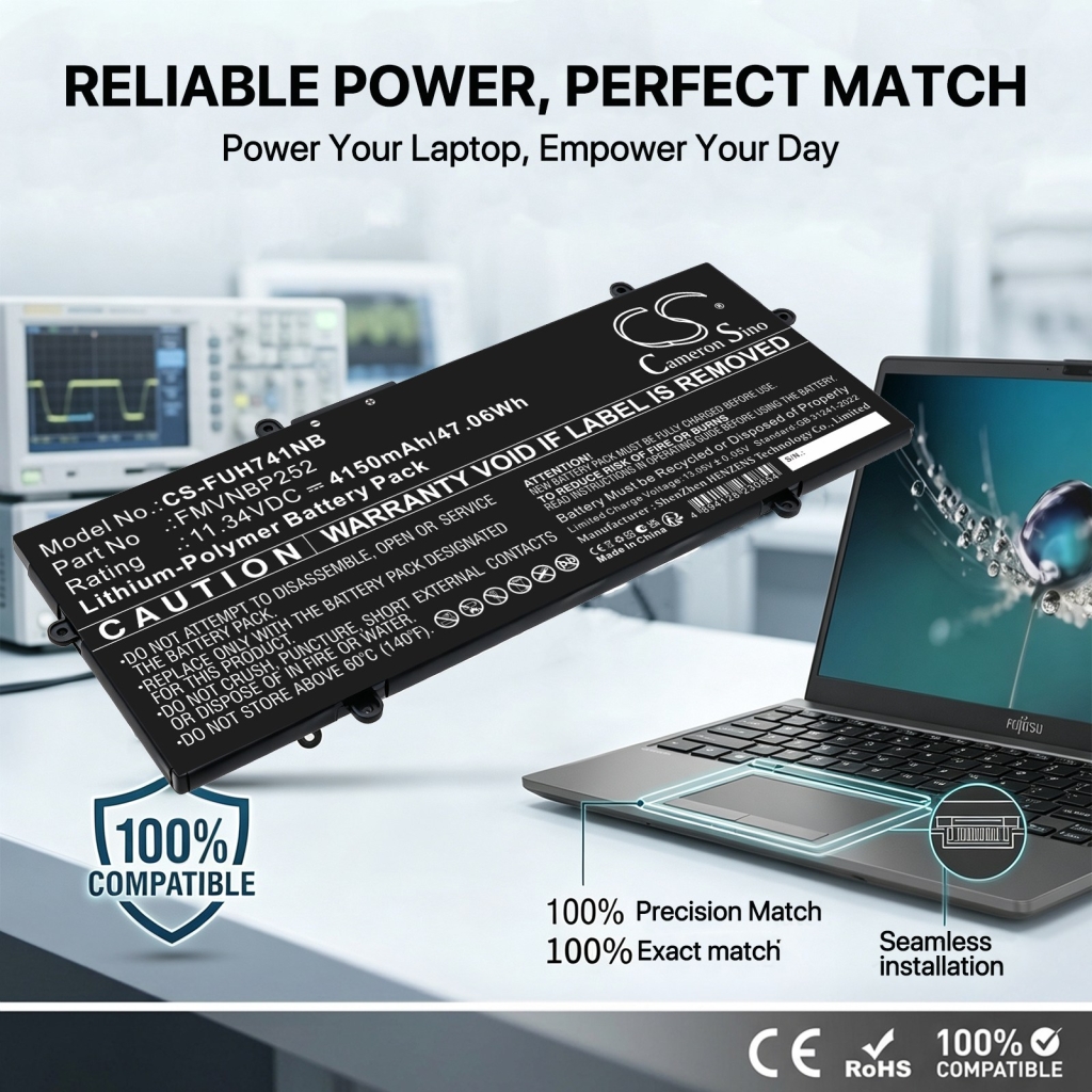 Baterie Nahrazuje Fujitsu CP801784-04
