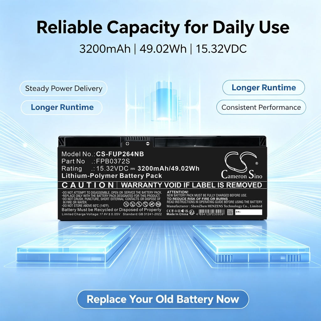 Baterie Nahrazuje Fujitsu CP849252