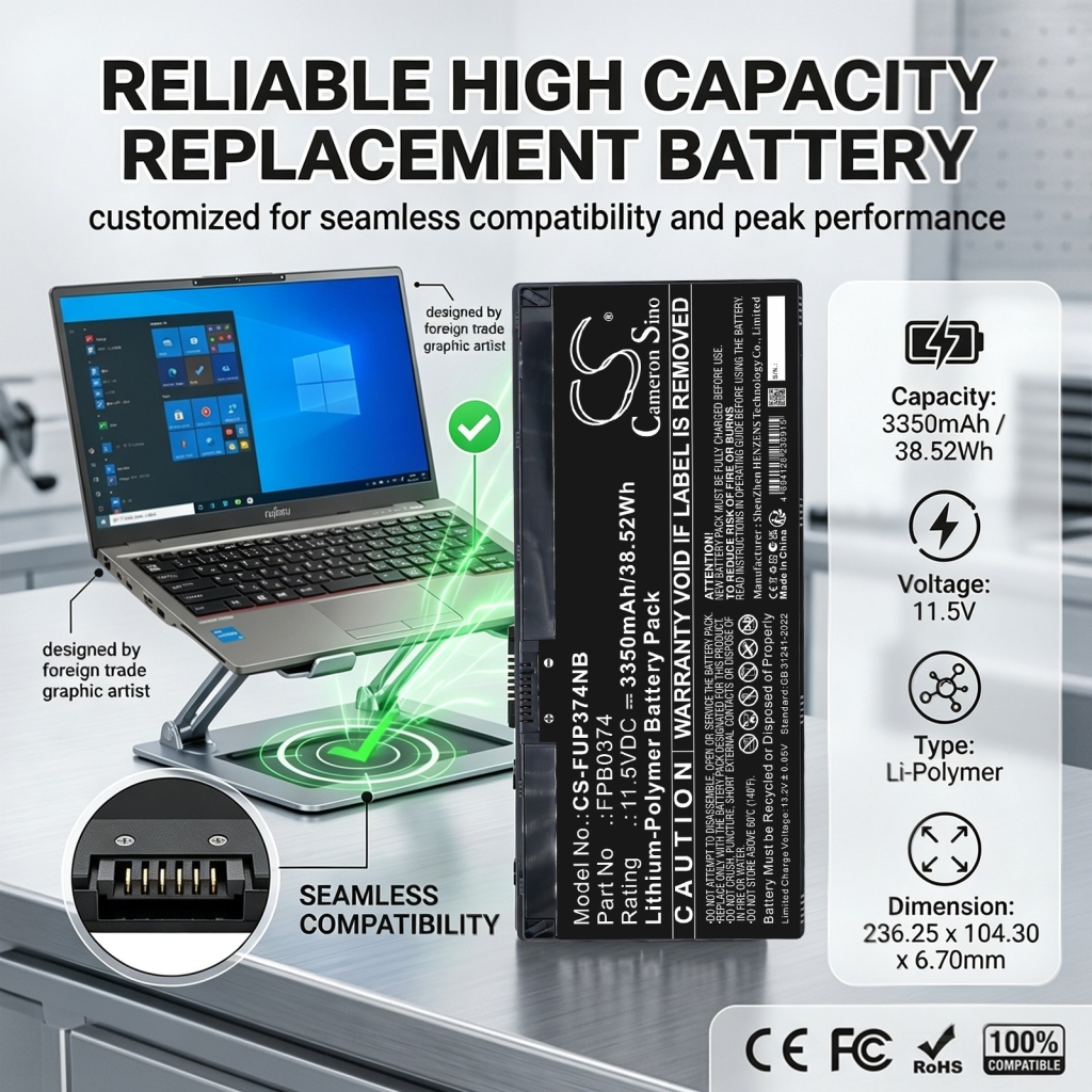 Baterie pro FUJITSU Lifebook WQ1K1