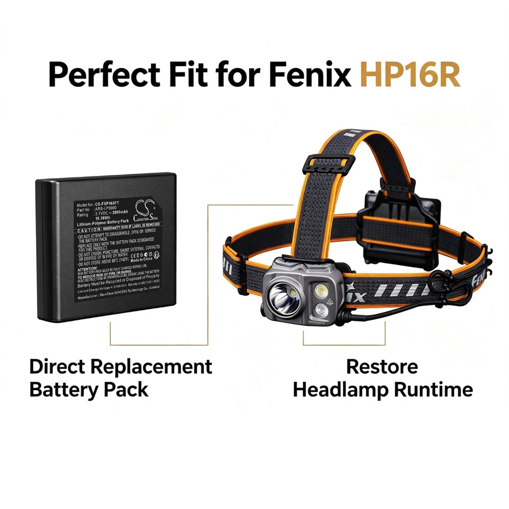 Baterie kompatibilní s Fenix CS-FXP160FT