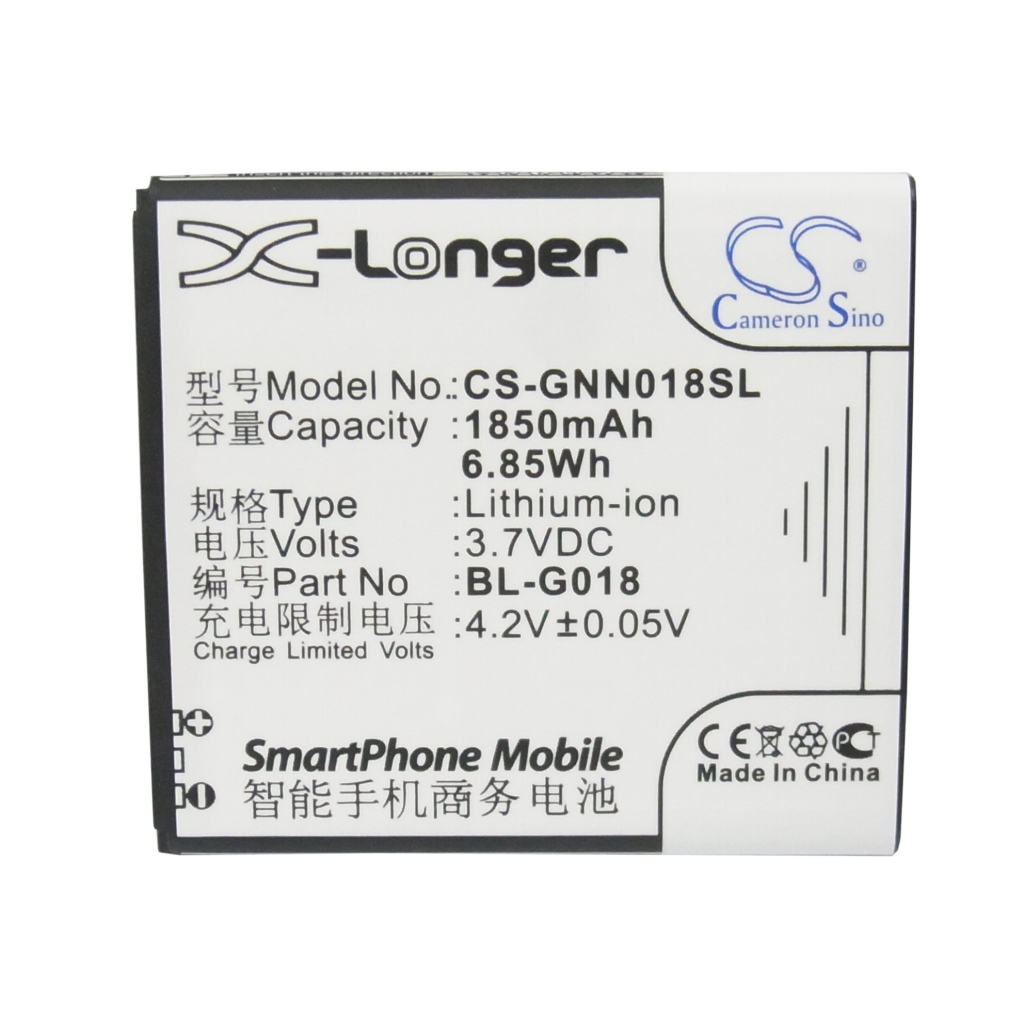 Baterie kompatibilní s GIONEE Fly Ngm CS-GNN018SL