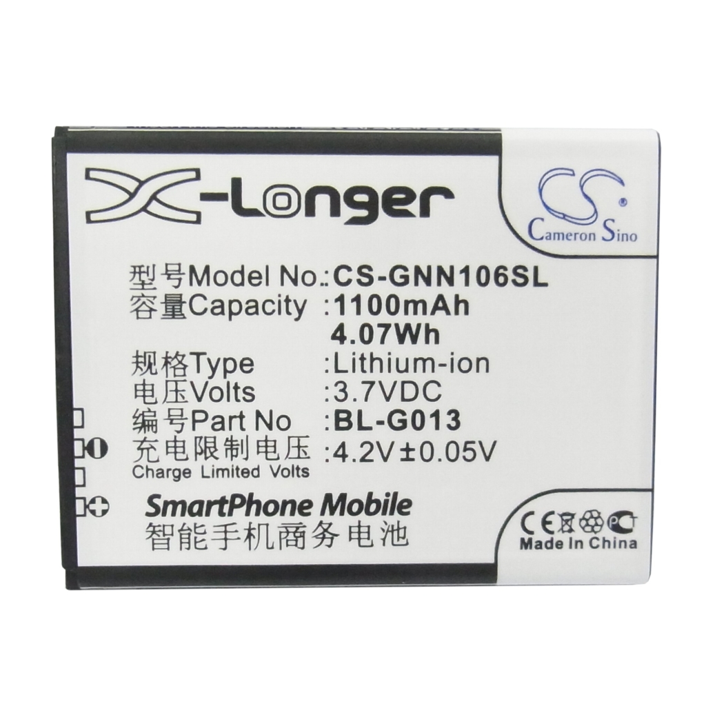 Baterie kompatibilní s GIONEE CS-GNN106SL