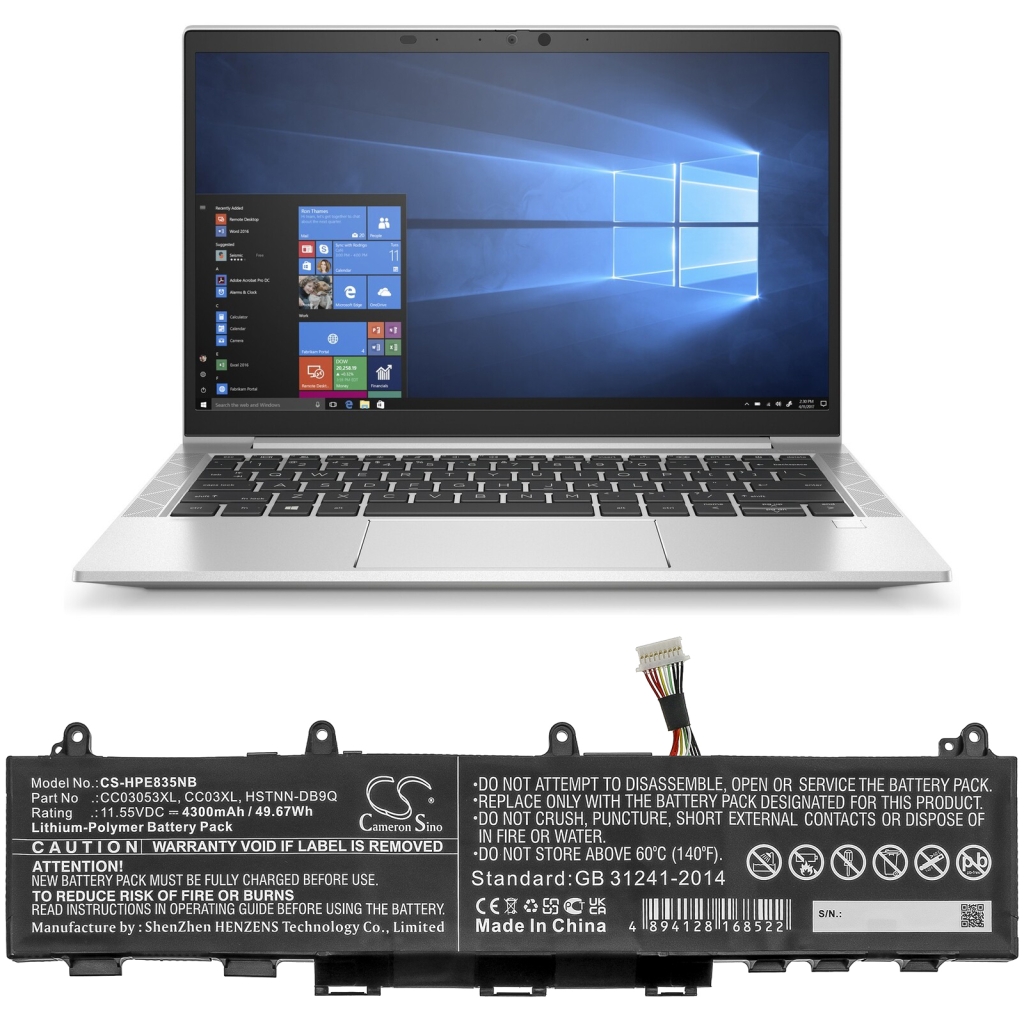 Baterie kompatibilní s HP CS-HPE835NB