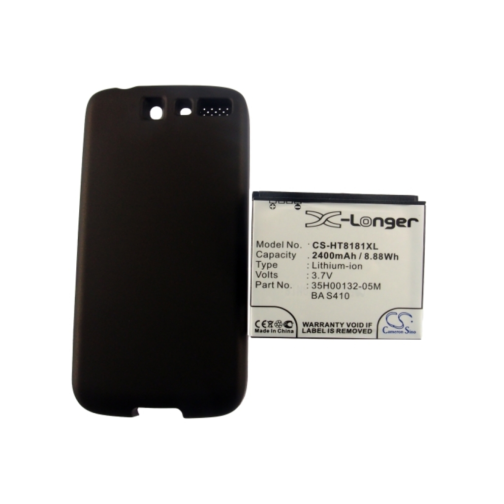 Baterie kompatibilní s Vodafone HTC SoftBank T-Mobile Google CS-HT8181XL