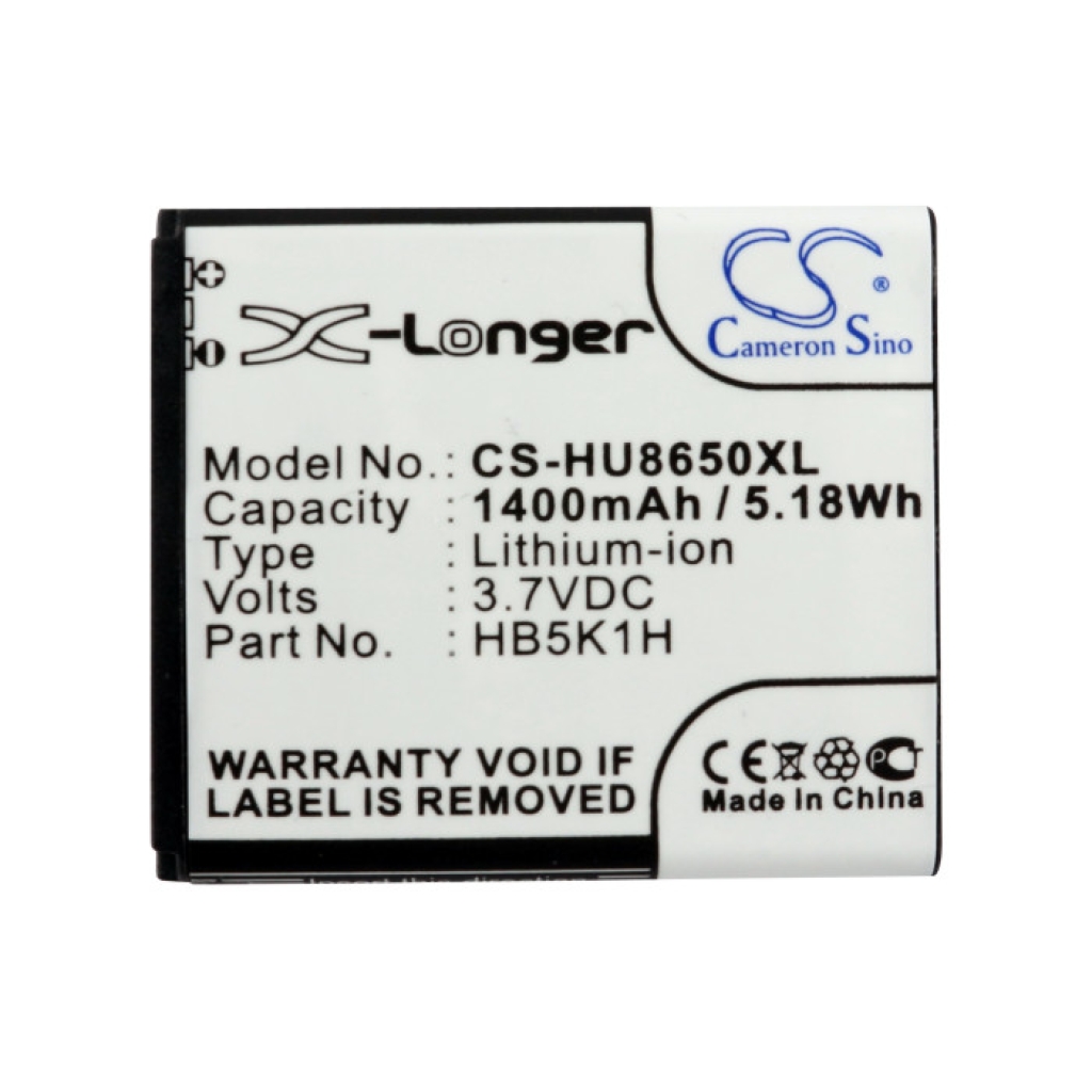 Baterie kompatibilní s Huawei AT&T MetroPCS T-Mobile MTC Srf CS-HU8650XL