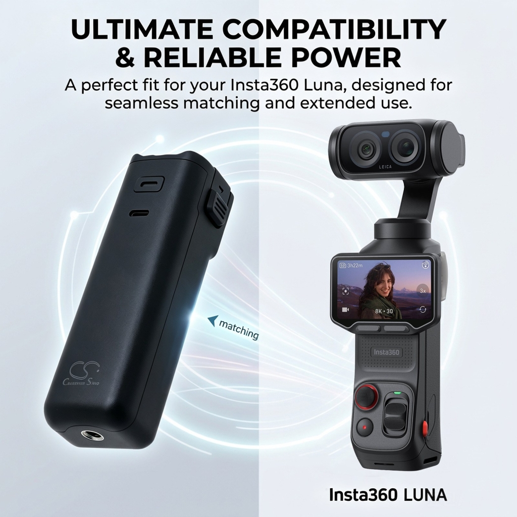 Baterie kompatibilní s Insta360 Luna Luna CS-HYD135MC