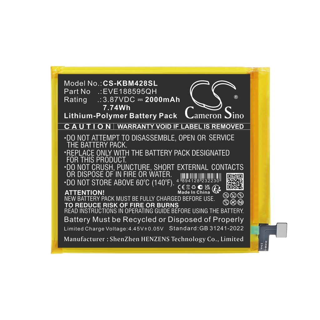 Baterie kompatibilní s Kobo Libra Colour Colour 7-inch color e-reader CS-KBM428SL