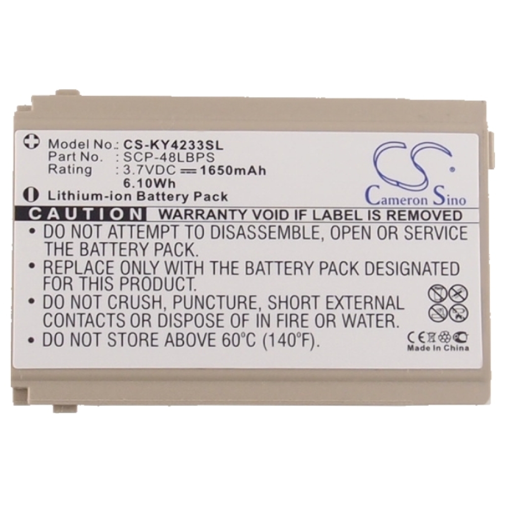 Baterie kompatibilní s Kyocera Sanyo CS-KY4233SL