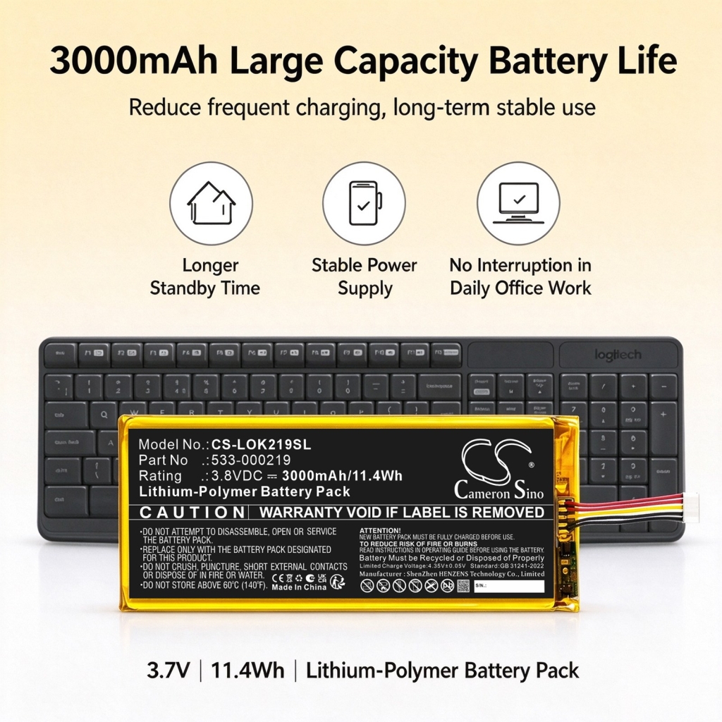 Baterie Nahrazuje Logitech 533-000219