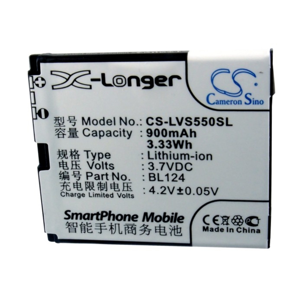 Baterie kompatibilní s Lenovo CS-LVS550SL