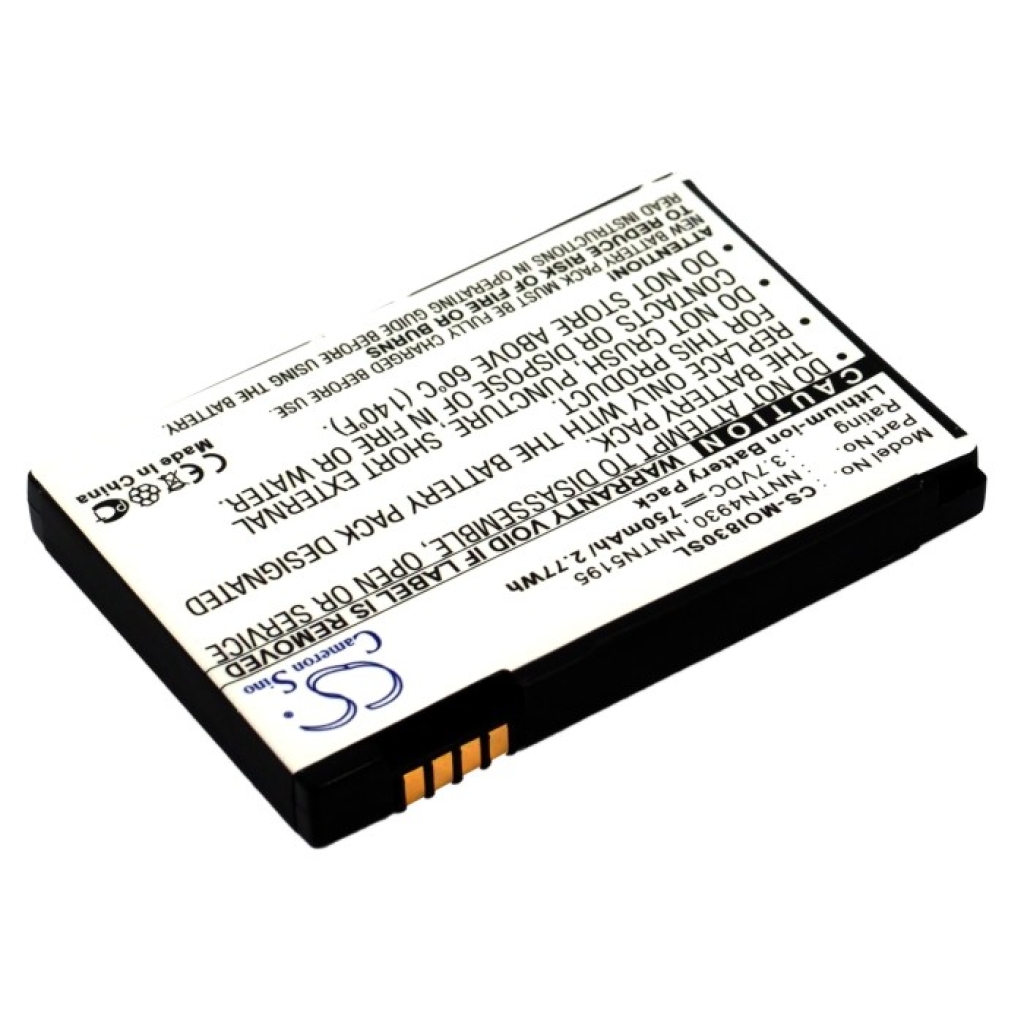 Baterie kompatibilní s Motorola CS-MOI830SL