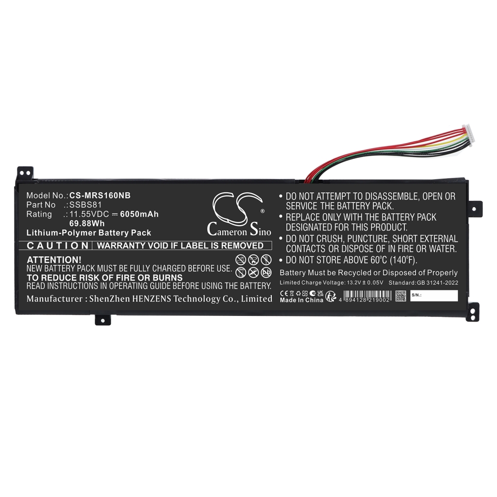 Baterie pro Mechrevo Code 10