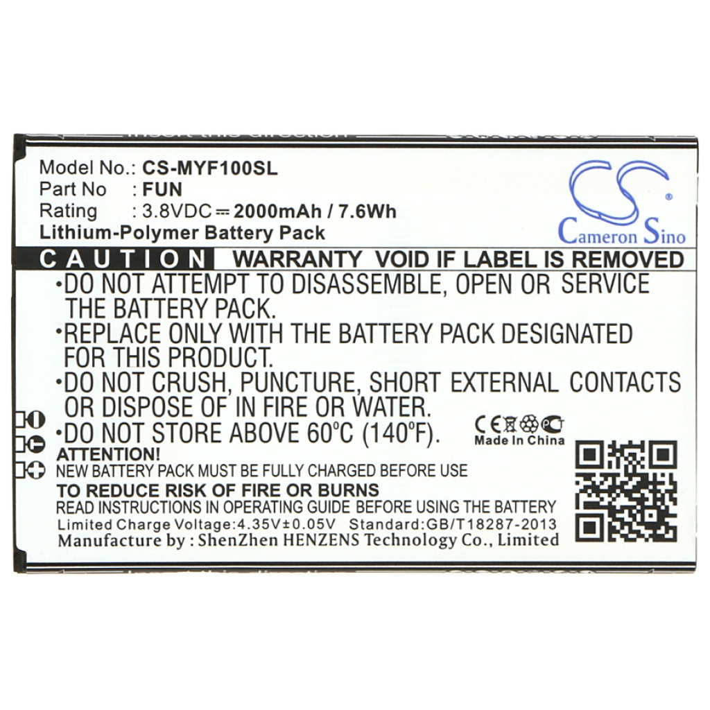 Baterie kompatibilní s Myphone CS-MYF100SL