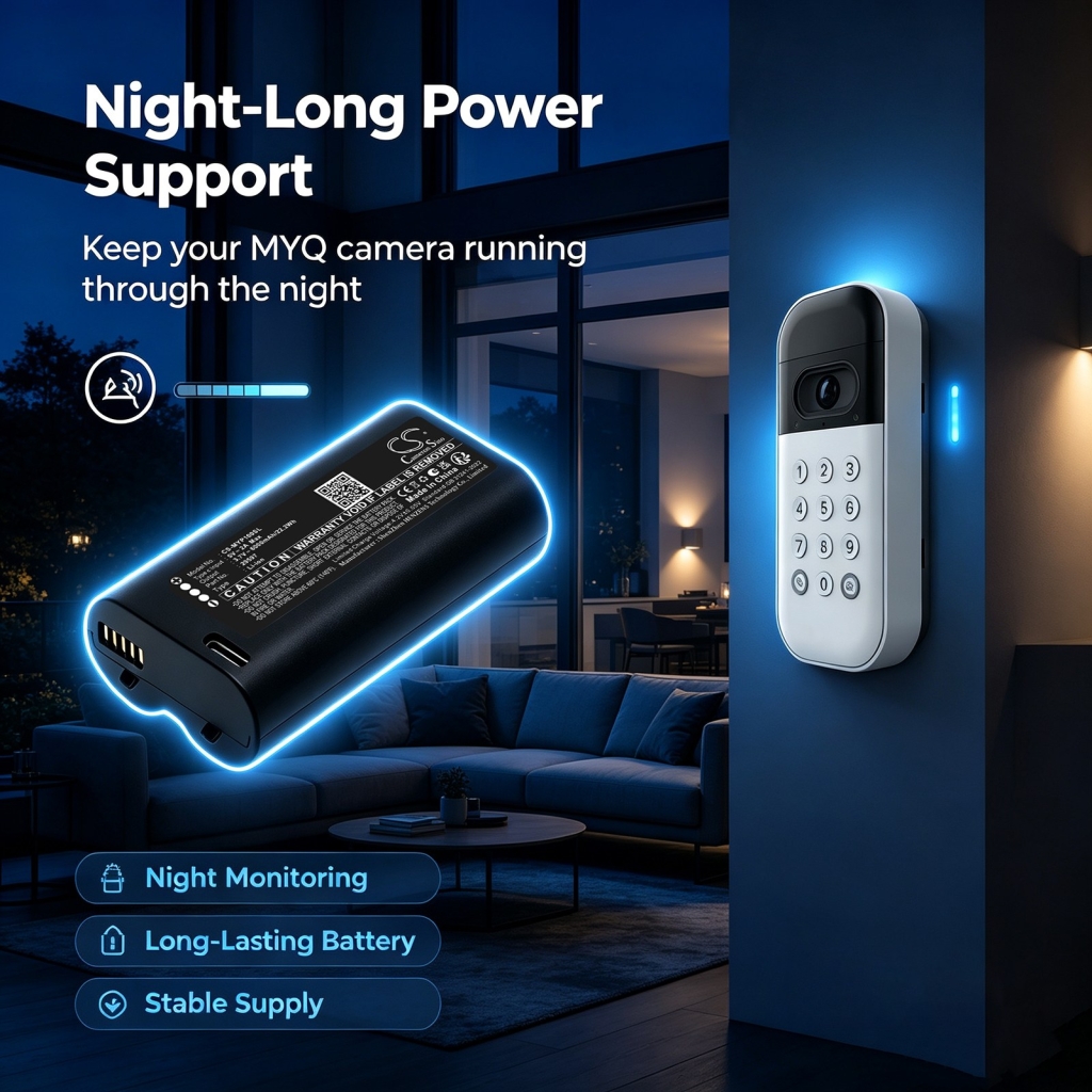 Baterie kompatibilní s MYQ LiftMaster Wireless Video Keypad CS-MYP100SL