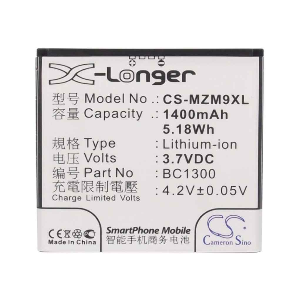 Baterie kompatibilní s MeiZu CS-MZM9XL