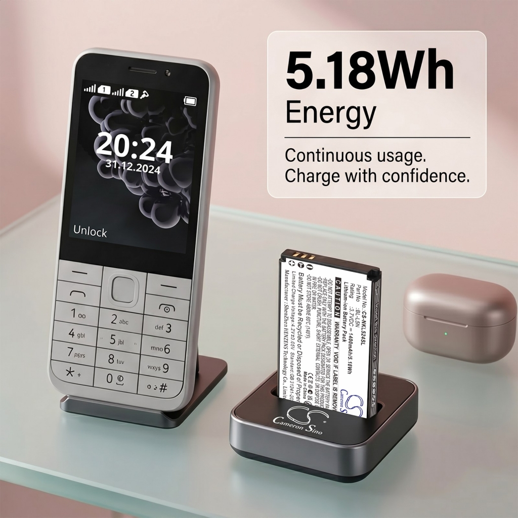 Baterie kompatibilní s Nokia CS-NKL524SL