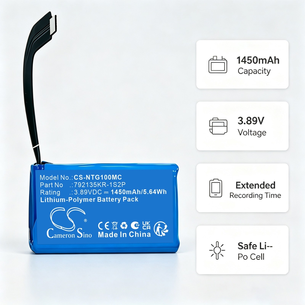 Baterie kompatibilní s Insta360 CS-NTG100MC