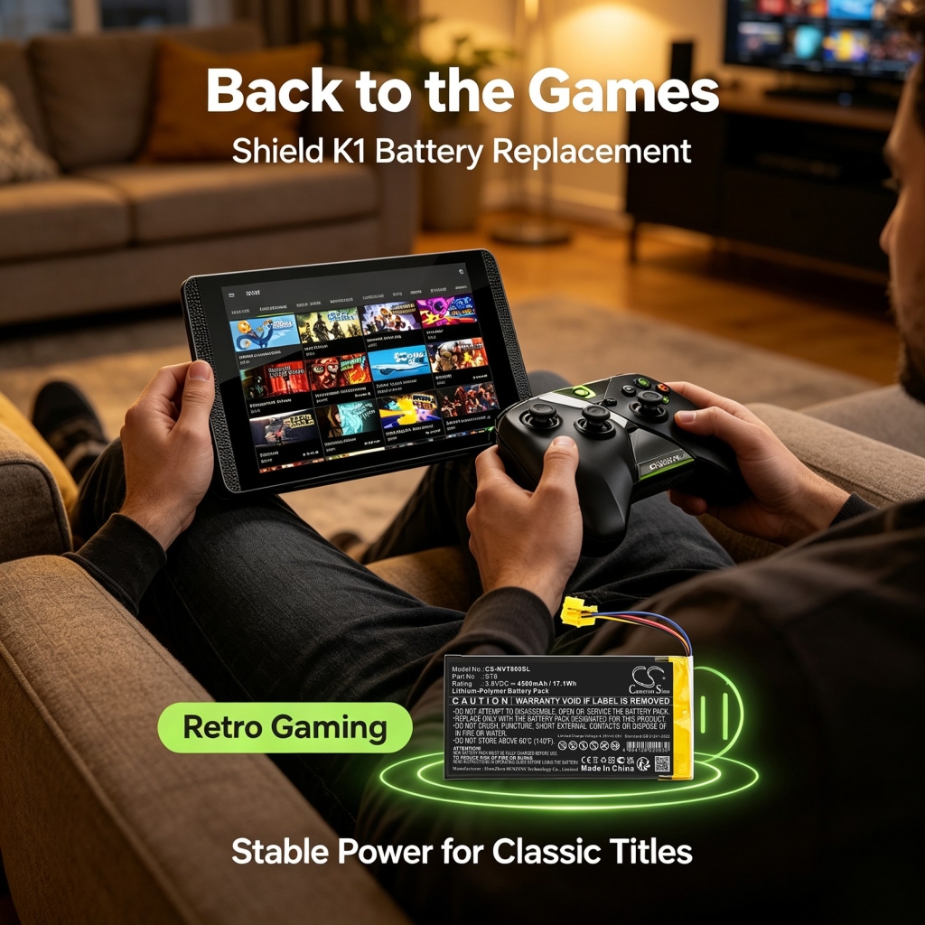 Baterie kompatibilní s Nvidia Shield K1 P1761W CS-NVT800SL