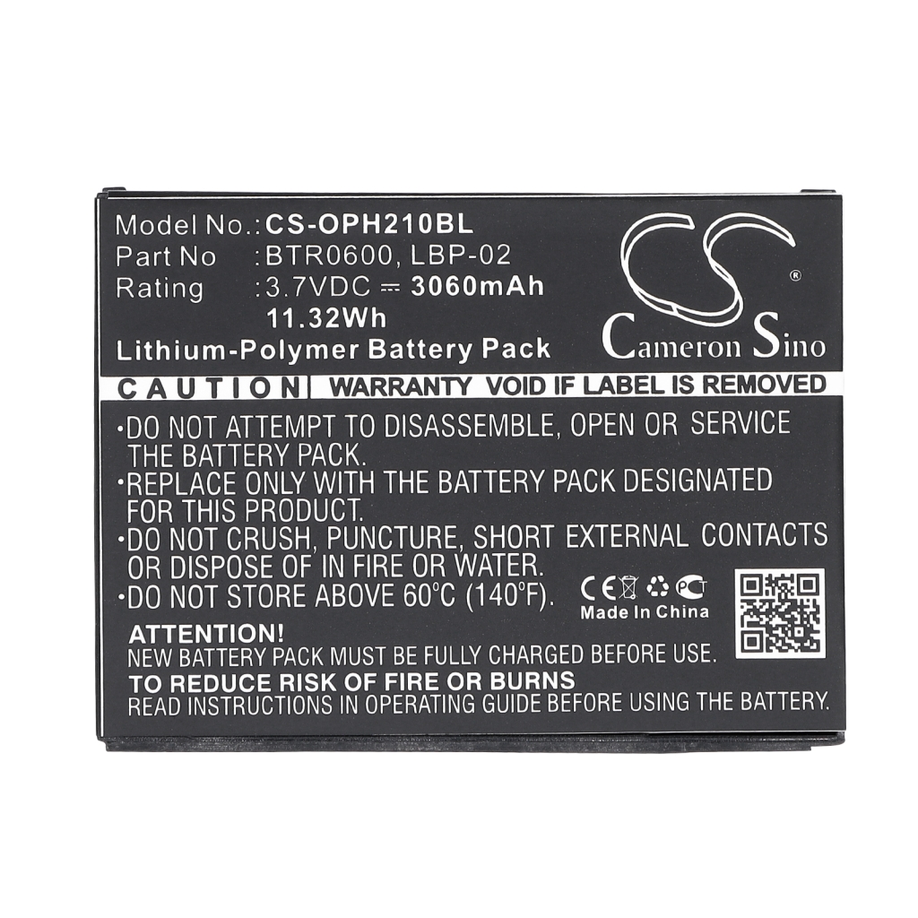 Baterie kompatibilní s Opticon CS-OPH210BL