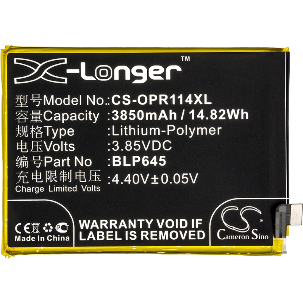 Baterie kompatibilní s OPPO CS-OPR114XL
