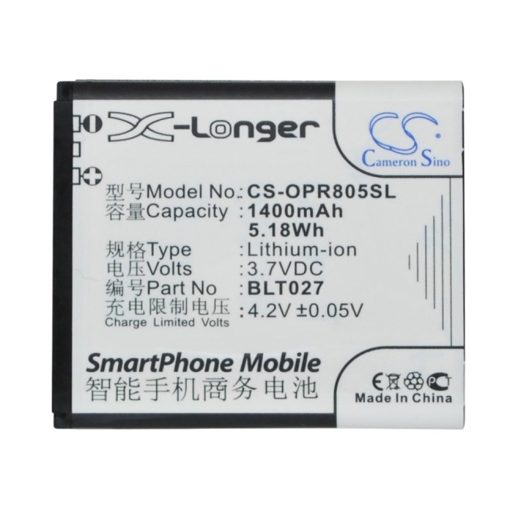 Baterie kompatibilní s OPPO CS-OPR805SL