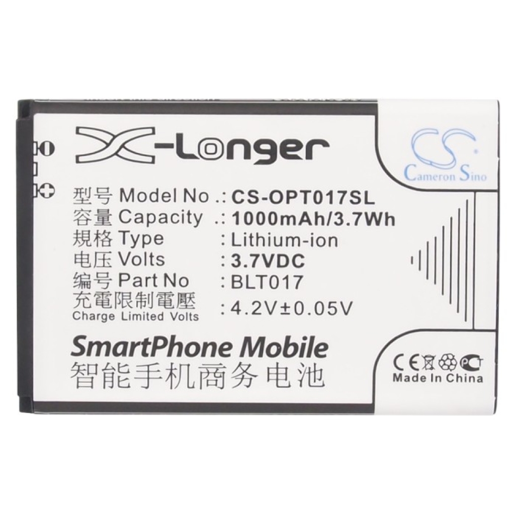 Baterie kompatibilní s OPPO CS-OPT017SL