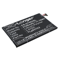 Kompatibilní náhrada baterie za Alcatel TLP031C1,TLP031C2