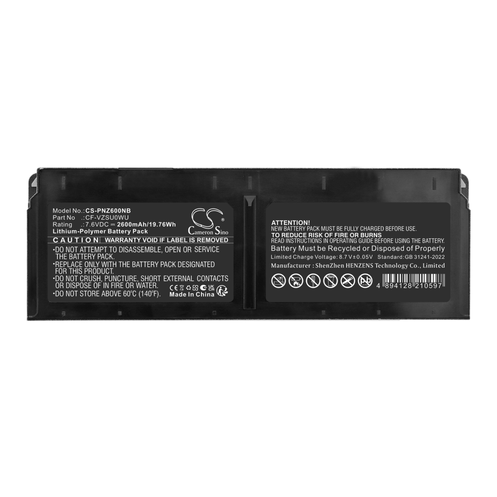 Baterie kompatibilní s Panasonic CS-PNZ600NB