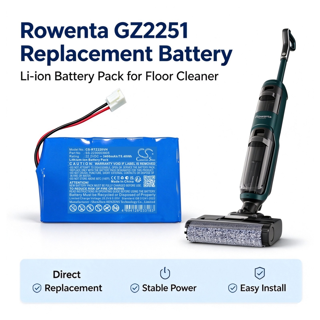 Baterie kompatibilní s Rowenta GF22 series CS-RTZ220VH