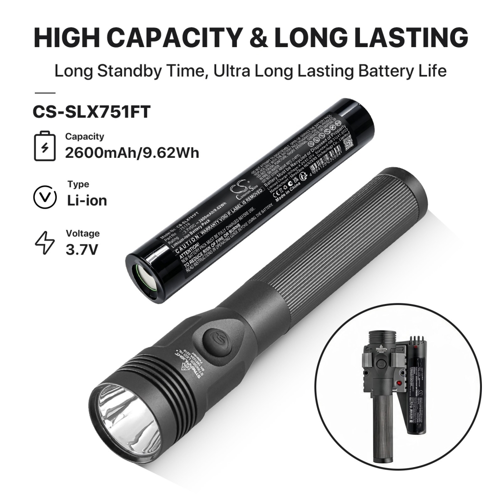 Baterie kompatibilní s Streamlight CS-SLX751FT