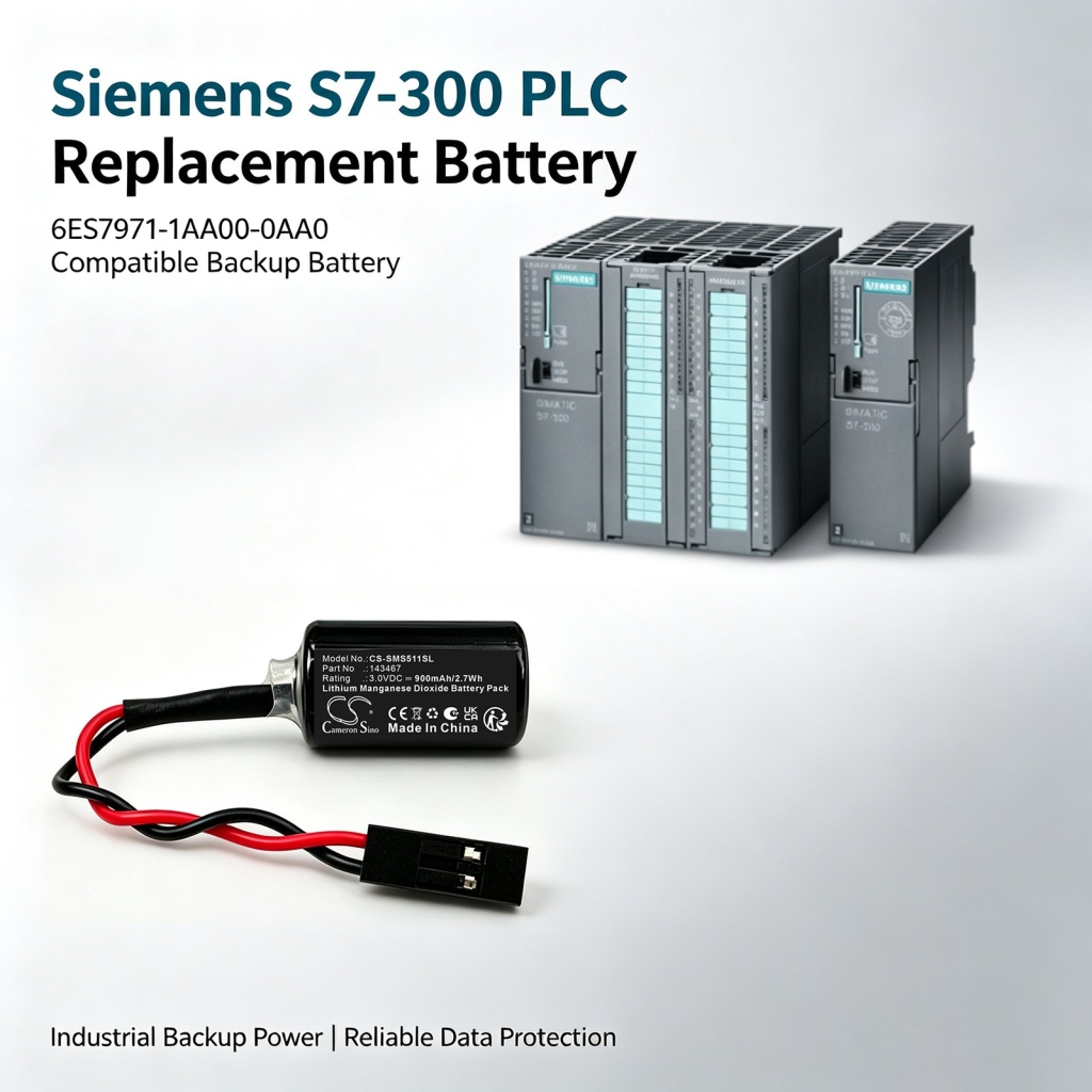 Baterie kompatibilní s Siemens Simatic S5-100U S5-90U S5-95U CS-SMS511SL