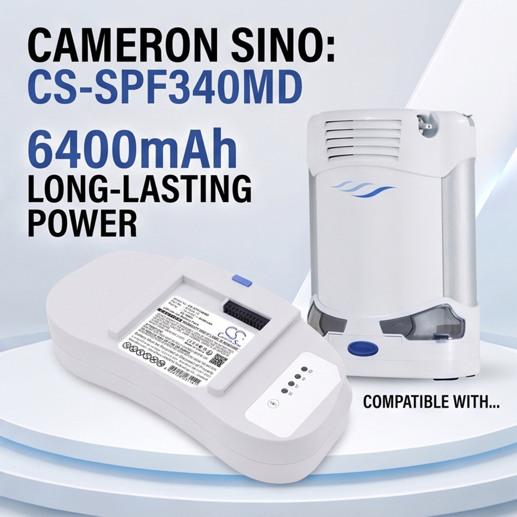 Baterie kompatibilní s Caire Inc FreeStyle Comfort portable oxygen concentrator Trade Comfort Portable Concentrator CS-SPF340MD