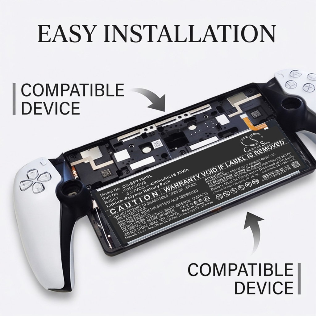 Baterie kompatibilní s Sony CFI-Y1016 CFI-Y1016 CS-SPY160SL