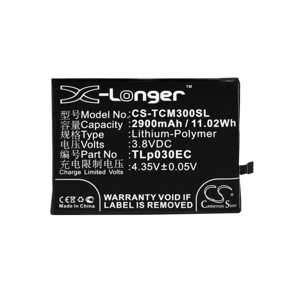 Baterie kompatibilní s TCL CS-TCM300SL