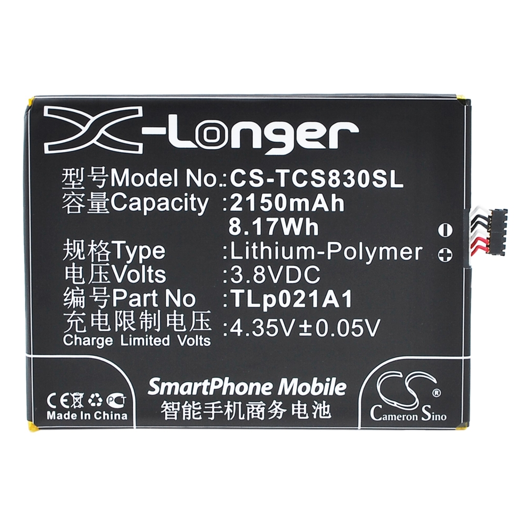 Baterie kompatibilní s TCL CS-TCS830SL