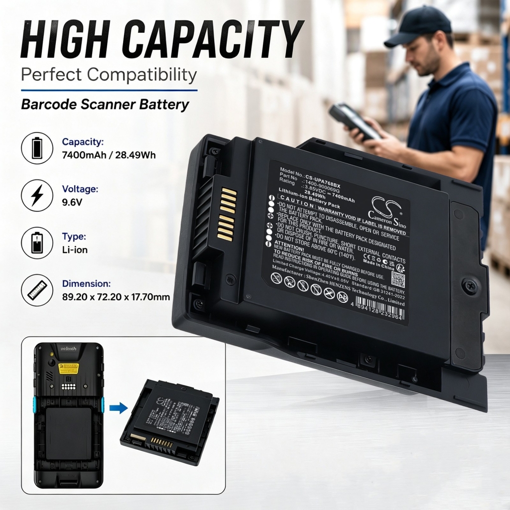 Baterie Nahrazuje Unitech 1400-900072G