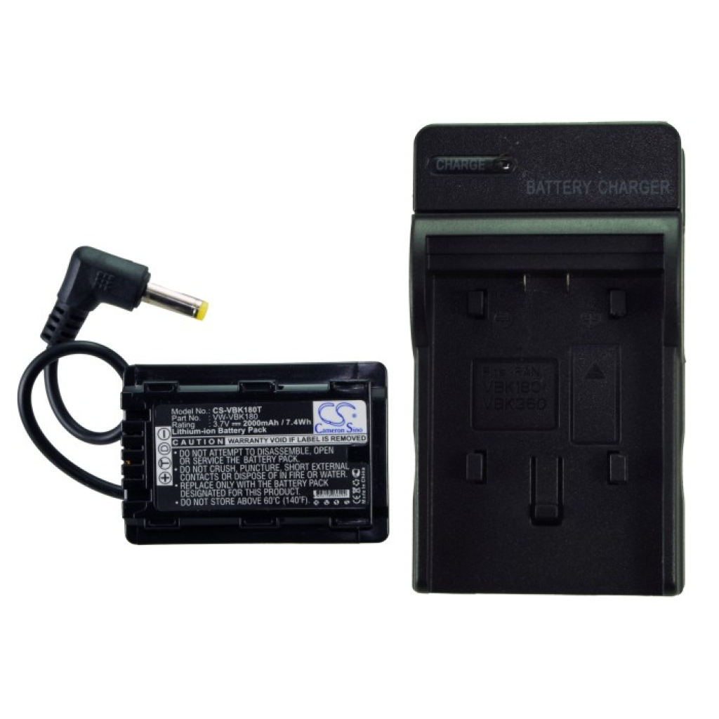 Baterie Nahrazuje Panasonic VW-VBK180-K