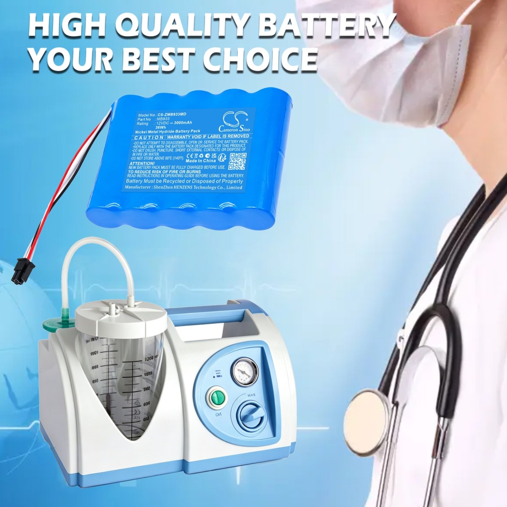Baterie pro Zeiner Medical Rescue Vacuum Pump