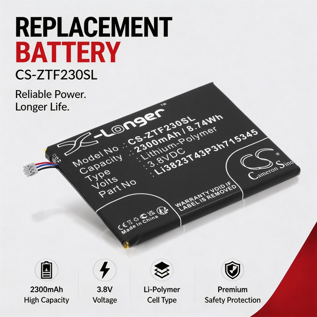 Baterie kompatibilní s ZTE MF910 MF910 4G LTE CS-ZTF230SL