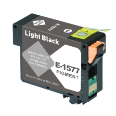Kompatibilní s Epson T1577 / 29.5ml Inkoust Světle černá (Inkoustové kazety)