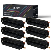 TCTK Toner 055 sada 4 ks CMYK kompatibilní s Canon Color imageCLASS MF741Cdw MF743Cdw MF746Cdw, Color imageCLASS MFP MF745Cdw, i-SENSYS LBP-662 Cdw, i-SENSYS LBP-663 Cdw, nahrazuje 3016C002