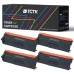 TCTK Toner TN-411 TN-421 TN-431 TN-441 TN-451 TN-461 TN-491 sada 4 ks CMYK kompatibilní s Brother DCP-L 8410 CDN CDW, HL-L 8260 CDN CDW, HL-L 8360 CDW, HL-L 9310 CDW CDWT, nahrazuje TN411BK